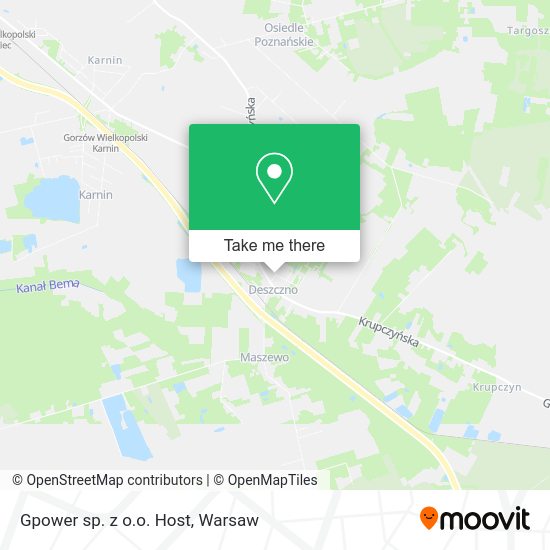 Gpower sp. z o.o. Host map