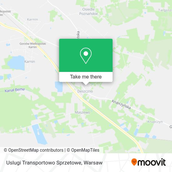 Uslugi Transportowo Sprzetowe map