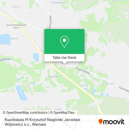 Kupdoauta Pl Krzysztof Nagórski Jarosław Wójtowicz s.c. map