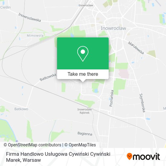 Firma Handlowo Usługowa Cywiński Cywiński Marek map