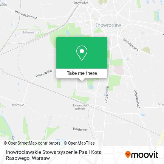 Inowrocławskie Stowarzyszenie Psa i Kota Rasowego map