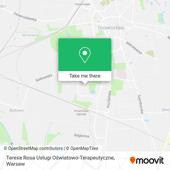 Teresa Rosa Usługi Oświatowo-Terapeutyczne map