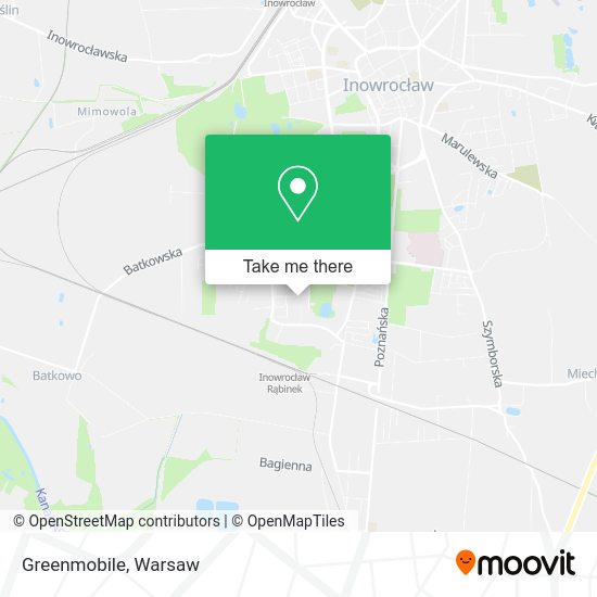 Greenmobile map