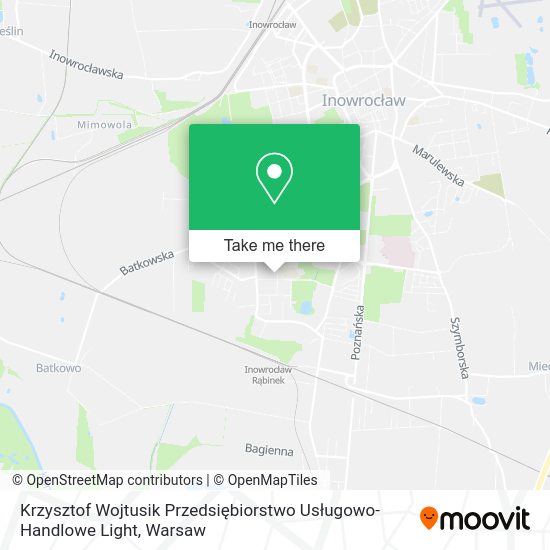 Krzysztof Wojtusik Przedsiębiorstwo Usługowo-Handlowe Light map