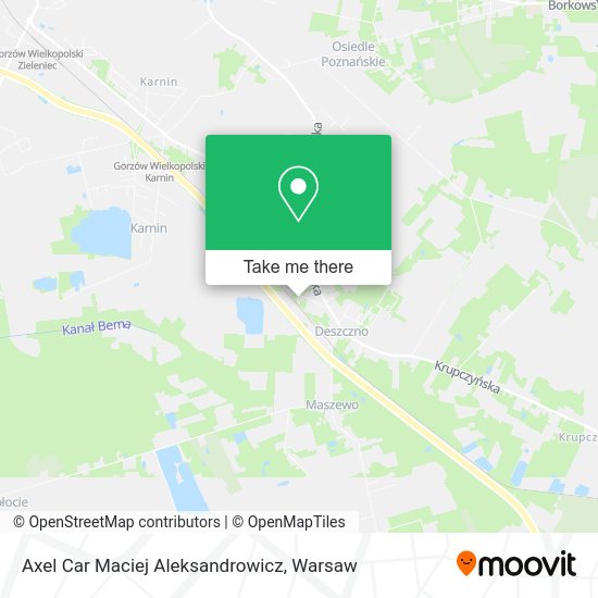 Axel Car Maciej Aleksandrowicz map