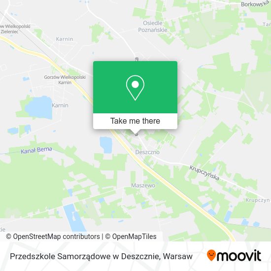 Przedszkole Samorządowe w Deszcznie map