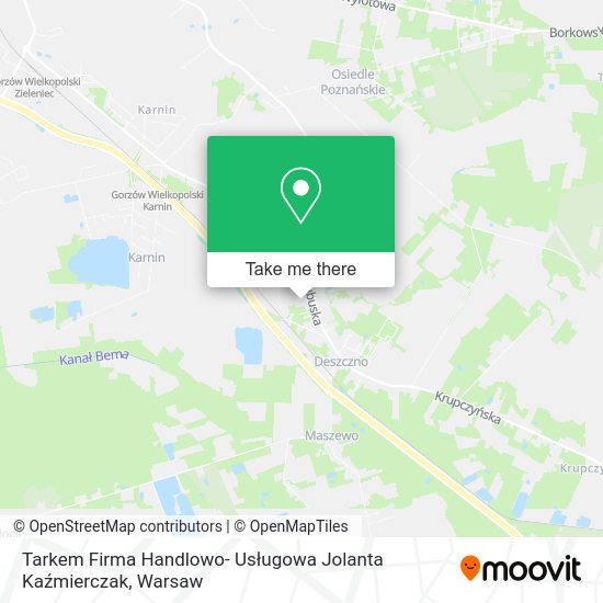 Tarkem Firma Handlowo- Usługowa Jolanta Kaźmierczak map