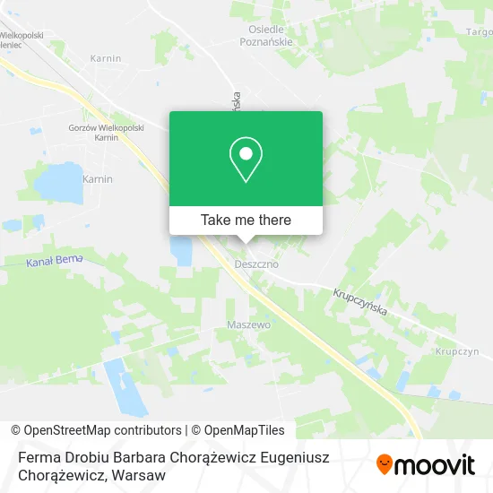 Ferma Drobiu Barbara Chorążewicz Eugeniusz Chorążewicz map