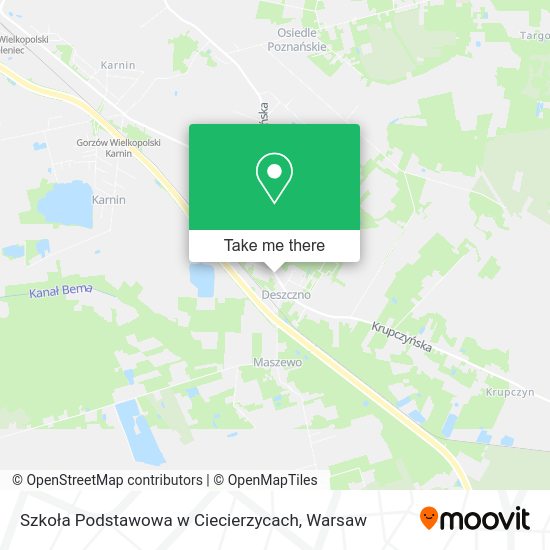 Szkoła Podstawowa w Ciecierzycach map