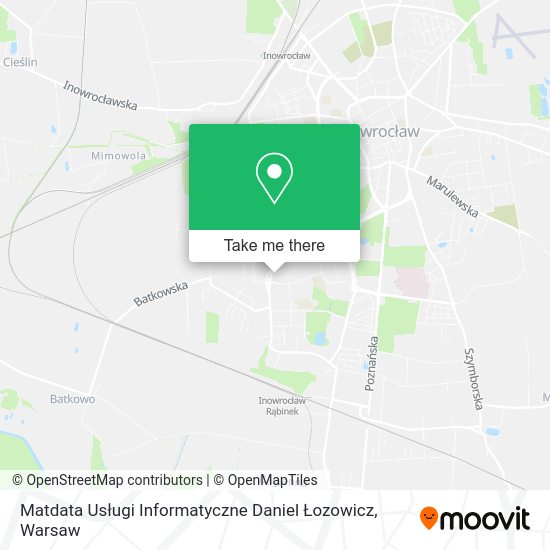 Matdata Usługi Informatyczne Daniel Łozowicz map