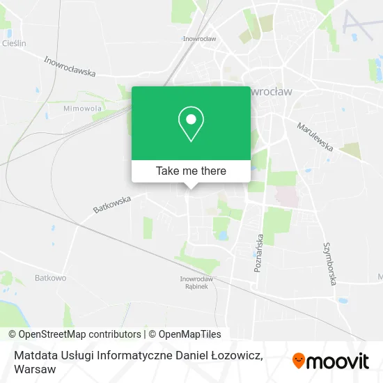 Карта Matdata Usługi Informatyczne Daniel Łozowicz