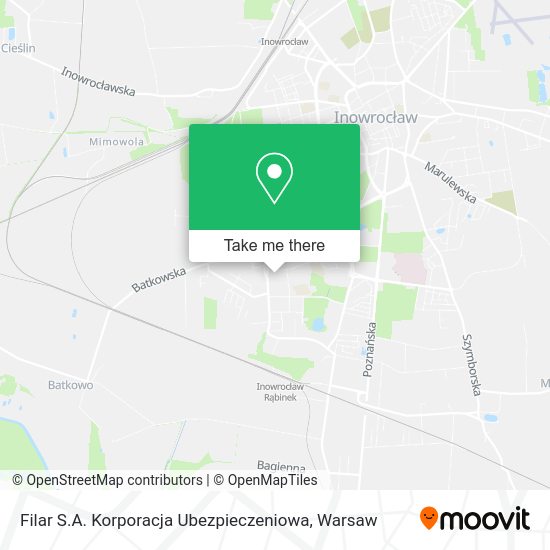 Filar S.A. Korporacja Ubezpieczeniowa map