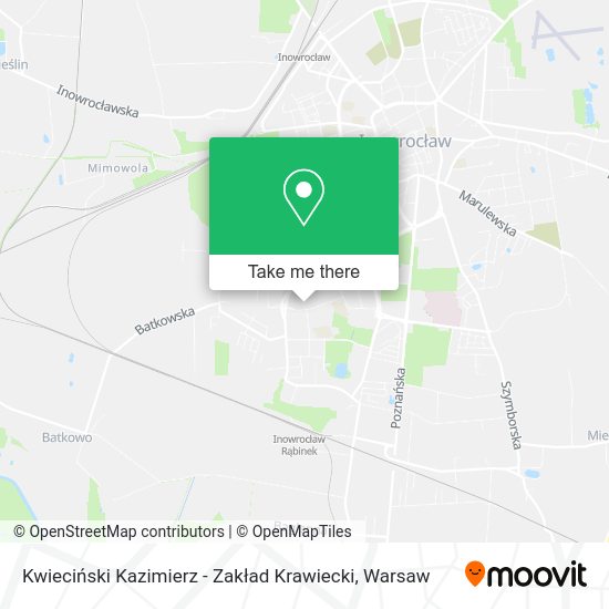 Kwieciński Kazimierz - Zakład Krawiecki map