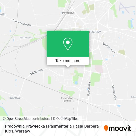 Pracownia Krawiecka i Pasmanteria Pasja Barbara Kłos map