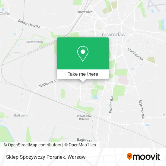 Карта Sklep Spożywczy Poranek