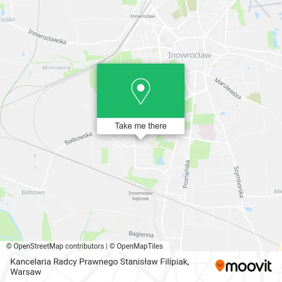 Карта Kancelaria Radcy Prawnego Stanisław Filipiak