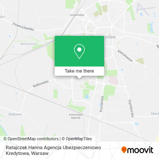 Ratajczak Hanna Agencja Ubezpieczeniowo Kredytowa map