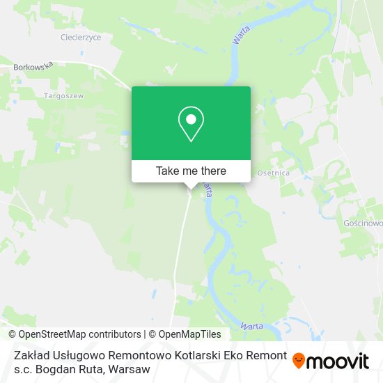 Zakład Usługowo Remontowo Kotlarski Eko Remont s.c. Bogdan Ruta map