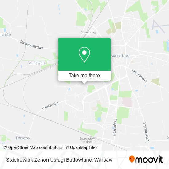 Stachowiak Zenon Usługi Budowlane map