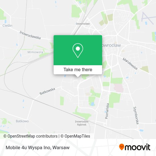 Mobile 4u Wyspa Ino map