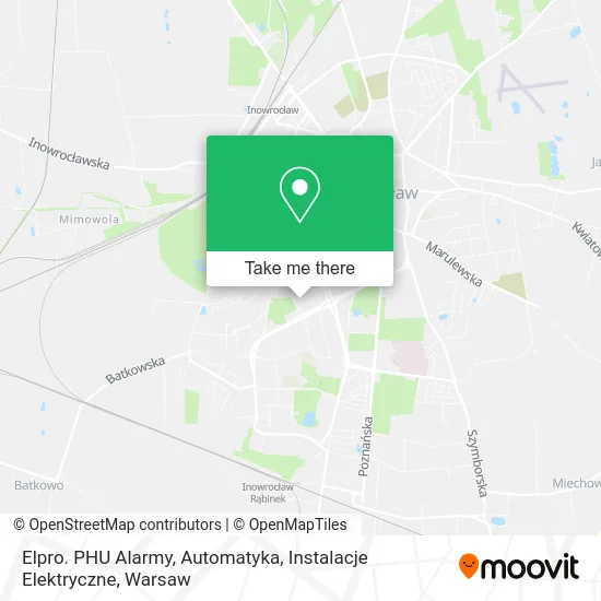 Карта Elpro. PHU Alarmy, Automatyka, Instalacje Elektryczne