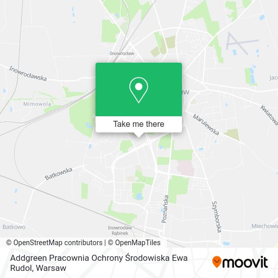 Addgreen Pracownia Ochrony Środowiska Ewa Rudol map