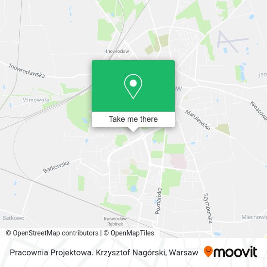 Pracownia Projektowa. Krzysztof Nagórski map