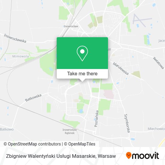 Zbigniew Walentyński Usługi Masarskie map