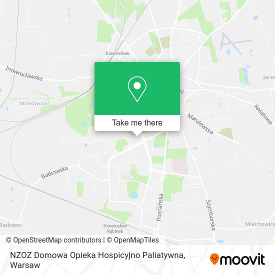 NZOZ Domowa Opieka Hospicyjno Paliatywna map