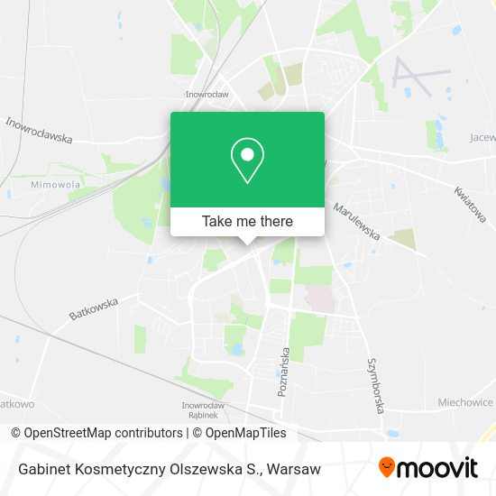 Gabinet Kosmetyczny Olszewska S. map