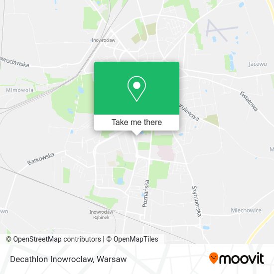 Decathlon Inowroclaw map