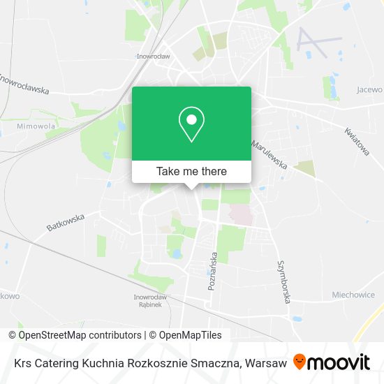 Krs Catering Kuchnia Rozkosznie Smaczna map