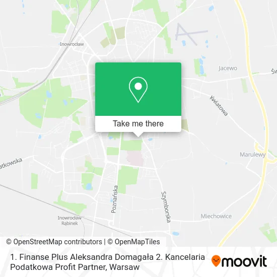 Карта 1. Finanse Plus Aleksandra Domagała 2. Kancelaria Podatkowa Profit Partner