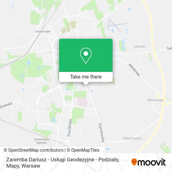 Zaremba Dariusz - Usługi Geodezyjne - Podziały, Mapy map