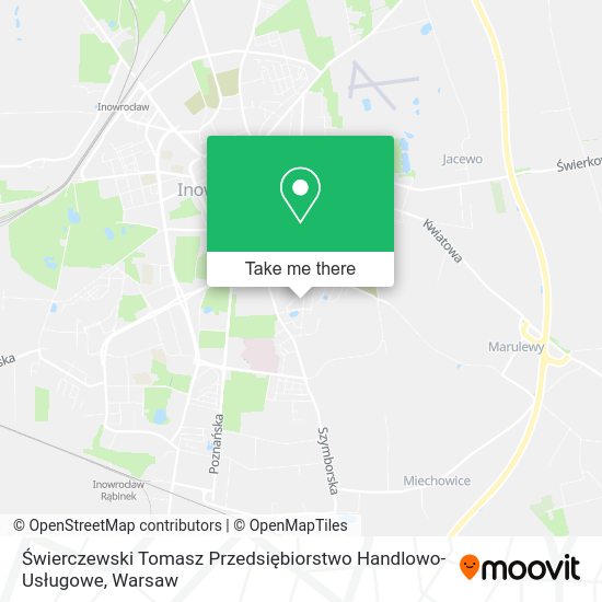 Świerczewski Tomasz Przedsiębiorstwo Handlowo-Usługowe map