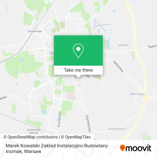 Marek Kowalski Zakład Instalacyjno-Budowlany Inomak map