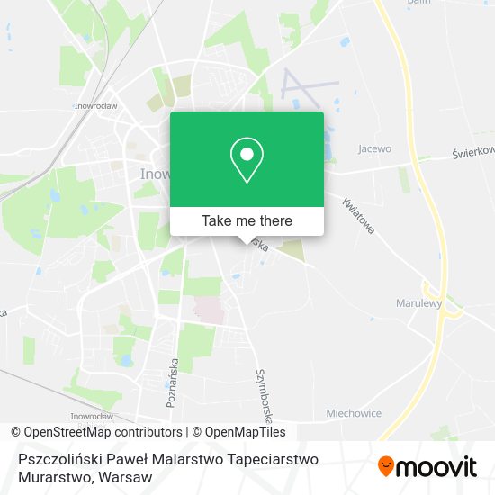 Pszczoliński Paweł Malarstwo Tapeciarstwo Murarstwo map