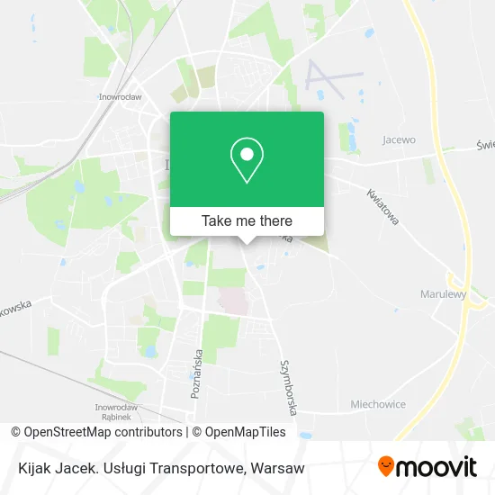 Kijak Jacek. Usługi Transportowe map