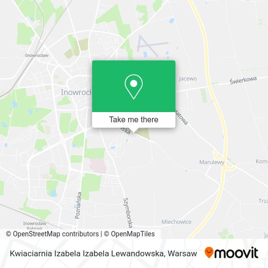 Kwiaciarnia Izabela Izabela Lewandowska map