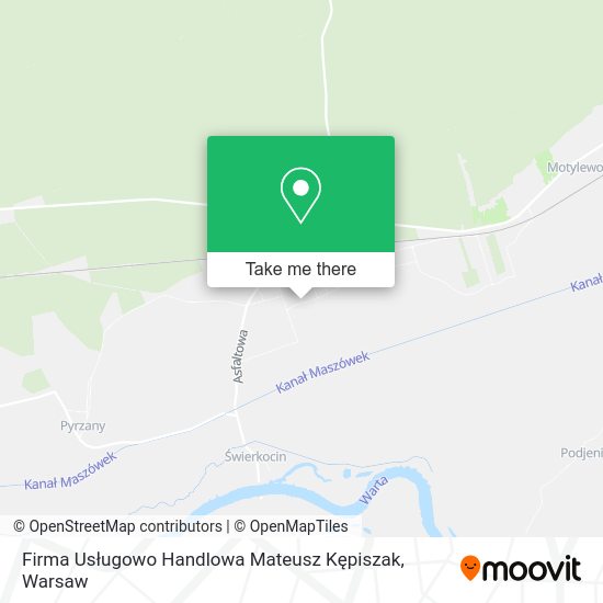 Firma Usługowo Handlowa Mateusz Kępiszak map