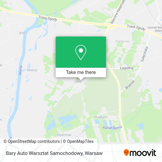 Bary Auto Warsztat Samochodowy map