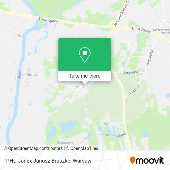 Карта PHU Janex Janusz Bruszko