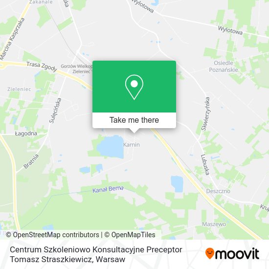 Centrum Szkoleniowo Konsultacyjne Preceptor Tomasz Straszkiewicz map