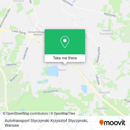 Карта Autotransport Styczynski Krzysztof Styczynski