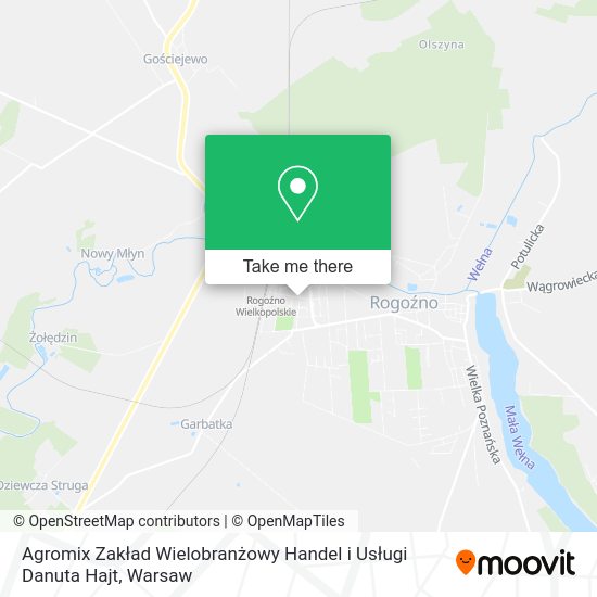 Agromix Zakład Wielobranżowy Handel i Usługi Danuta Hajt map