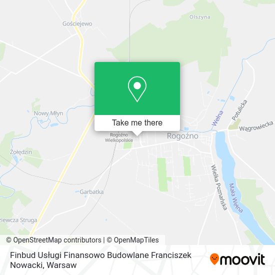 Finbud Usługi Finansowo Budowlane Franciszek Nowacki map