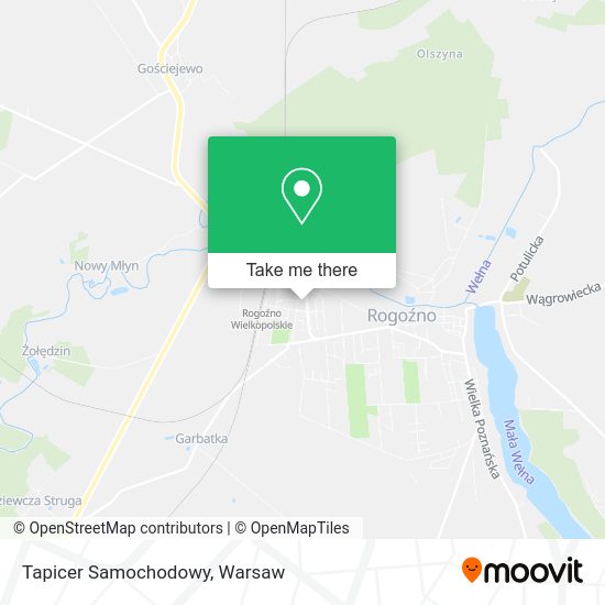 Tapicer Samochodowy map