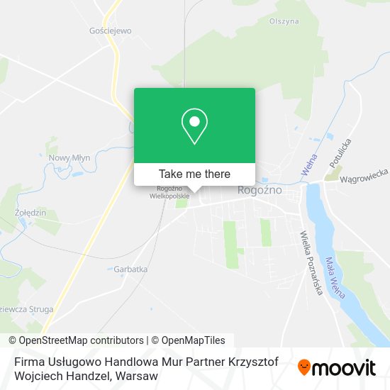 Firma Usługowo Handlowa Mur Partner Krzysztof Wojciech Handzel map