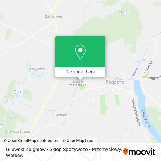 Gilewski Zbigniew - Sklep Spożywczo - Przemysłowy map