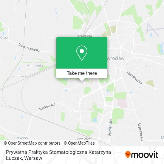 Prywatna Praktyka Stomatologiczna Katarzyna Łuczak map